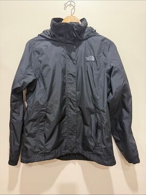 The North Face Black Women's Lightweight Hooded Rain Jacket